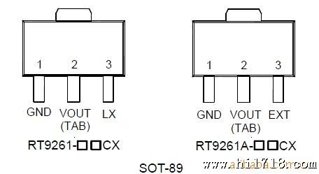 原装RT9261/RT9261A低电升压