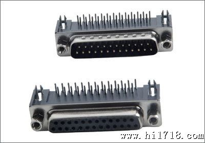 连接器  接插件  两排DR头   D-SUB 弯针  品牌SFA