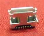 MICRO 5P-5.9母座 BF 长脚2.0MM-插破PCB板 卷口 电镀亮锡