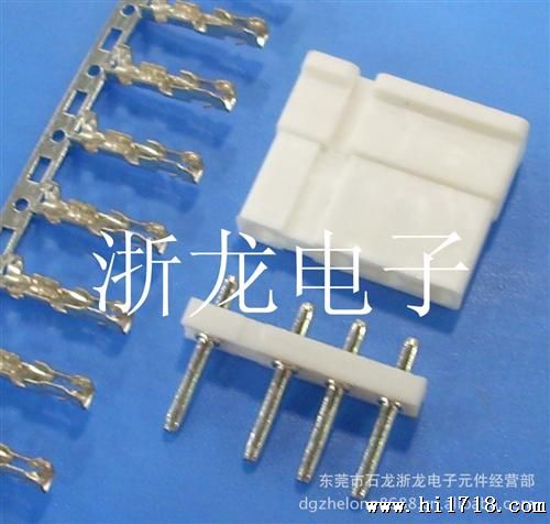 供应TJC2（7.5-5.0mm）-4P胶壳,针座,端子,C2-4P条形连接器接插件