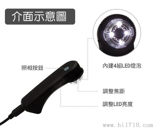 台湾vitiny UM02 掌上型U320倍电子数码显微镜
