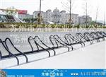 广州自行车电动车停车架安装实例，提供安装方法