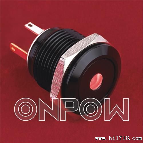 ONPOWGQ16系列中国红波金属单点带灯按钮开关