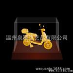 模型定制绒沙金 摩托车 电瓶车 跑车 飞机大炮工艺品摆件创意礼品