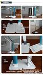 经典商务时尚 圣宏亮585LED大功率台灯 全金属制作