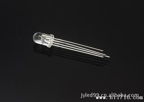供应8mm圆头四脚全彩LED发光二管