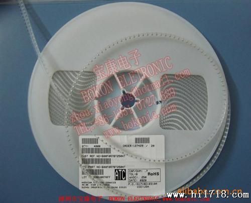 600F1R0BT250XT  ceramic chip capacitor 高Q值 陶瓷电容