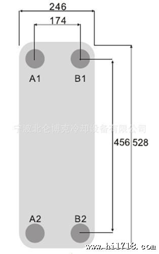 供应K205钎焊板式水水换热器 冷热水交换器 【 】