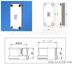 供应K205钎焊板式水水换热器 冷热水交换器 【 】