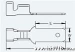 优质205压接线公端子（0.8mm厚）、5.2接线公端（连带）