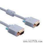 威迅 vga 连接线 3+9VGA线15芯 电脑连接电视高清线 0.5米