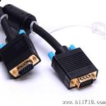威迅 vga 连接线 3+9VGA线15芯 电脑连接电视高清线 0.5米