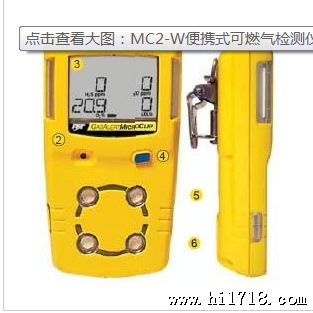 MC2-W可燃气测仪，加拿大BW单一气测仪，代替MC-W