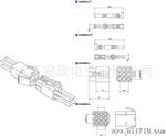 6.2间距接线端子 L6.2 公母端子 塑件