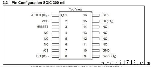 W25Q256FVSFIG   300MIL  SOP-16