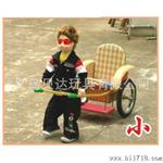 电瓶车机器人黄包车机器人拉车电动车带MP3游乐设备儿童BD-2078
