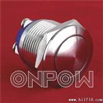 ONPOW中国红波GQ19系列金属按钮开关