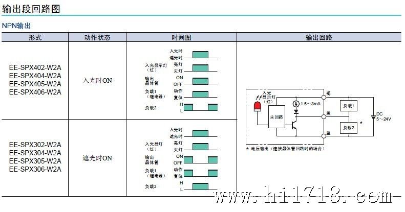 ee-sx670,ee-sx671日本欧姆龙传感器_接线图分享