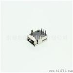 连接器 迷你U母座 Mini U 5P B 母座 90° DIP