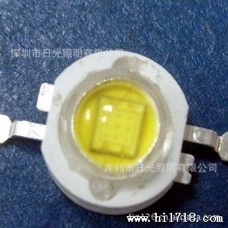 1W/3W大功率LED白光灯珠 180-210LM 台湾晶元芯片LED大功率灯珠