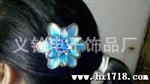 新款LED蝴蝶型发光发夹  发光辫子   万圣节备