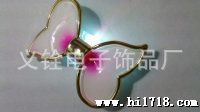 新款LED蝴蝶型发光发夹  发光辫子   万圣节备