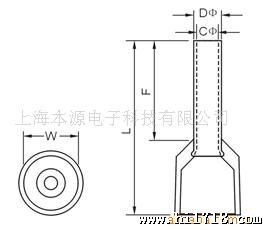 供应本源  TE10-14双线管形预缘端子
