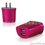 双U充电器苹果iPhoneiPadiPod平板电脑适配器adapter 私模产品