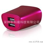 双U充电器苹果iPhoneiPadiPod平板电脑适配器adapter 私模产品