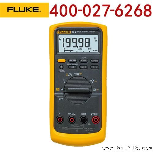 原装!福禄克(FLUKE)F87-V工业用真值数字万用表 表