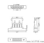 I-PEX/MX51146 1.25间距连接器端子带塑胶壳2~30P任选