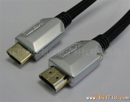 供应HDMI 铝壳装配式  高清 连接线