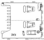 Micro SD 卡座,1.3H SD卡座