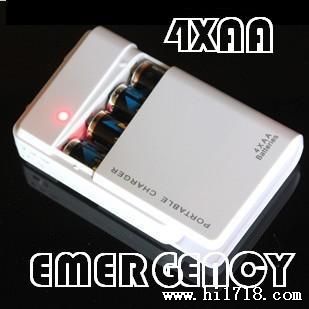 4AA 干电池应急充  苹果应急充电器  电池宝贝