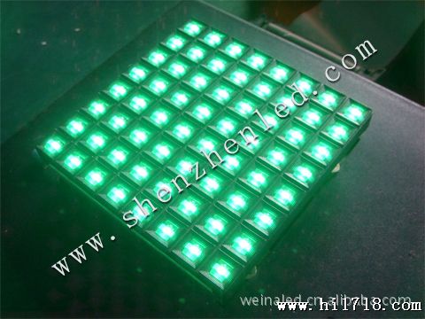 厂家供应LEDP10半户外全彩亚表贴8*8点高亮模块