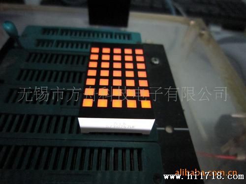 【无锡市方舟科技】供应3.75双色透明点阵管，LED数码管