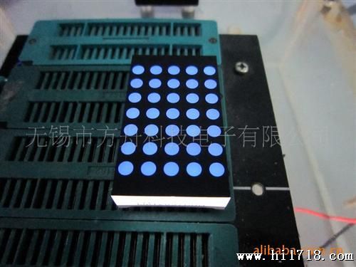 【无锡市方舟科技】供应3.75双色透明点阵管，LED数码管