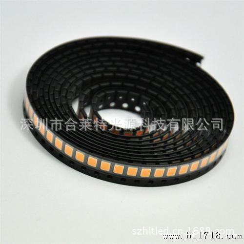 厂家供应双芯双色发光SMD2835灯珠  供应白黄/白蓝封装2835二管