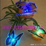 七彩发光花朵蝴蝶吸盘小夜灯 led创意夜光灯墙壁灯装饰灯批发