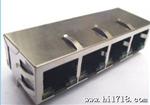 1*2双口带灯开口朝下RJ45带屏蔽百兆千兆线路可选网络插座变压器