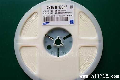 贴片电容 原装三星现货 104K 50V X7R 1206  CL31B104KBCNNNC