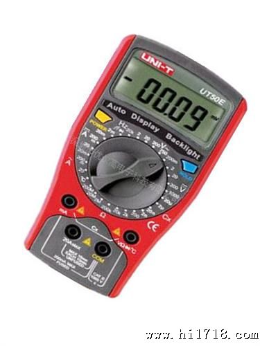 【】优利德UT50E数字万用表电流电阻电容频率温度测试表