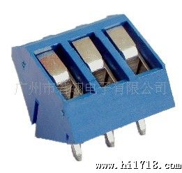 45度斜脚PCB接线端子 102V－5.0 广州若翎电子