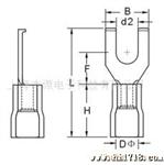 供应   FSV1.25-3.5系列  凸缘叉形缘接线端子