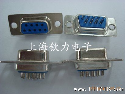 RS232 串口头 DB9F 9芯孔 DB9母头 焊线式