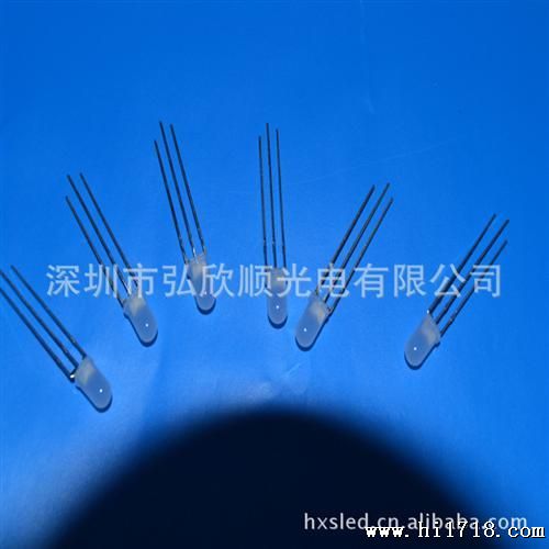 f3红蓝双色 红蓝双色led led双闪发光二管