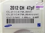 现货供应0805 47PF  50V NPO陶瓷(瓷介)全系列原装三星贴片电容