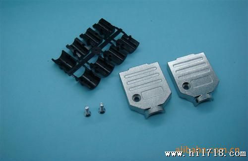 供应连接器 锌合金壳（图） D-SUB 09PIN 180°