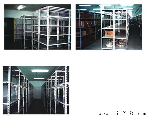 仓储货架组合结构，外观简洁，安装拆卸方便，用途广泛