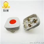 厂家供应 兴之盾 新款紫金花三电源插头xzd-003
